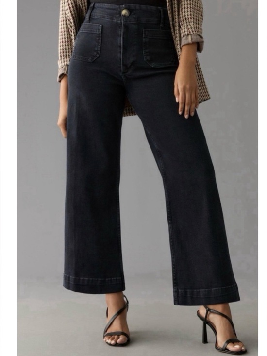 Maeve Pants - Anthropologie Maeve The Collette black Jean Pant size 30.